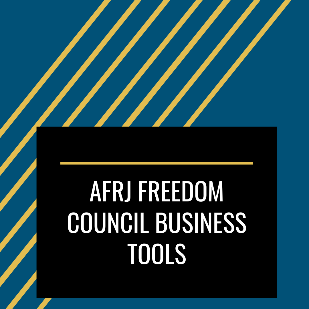 AFRJ Freedom Council Business Tools